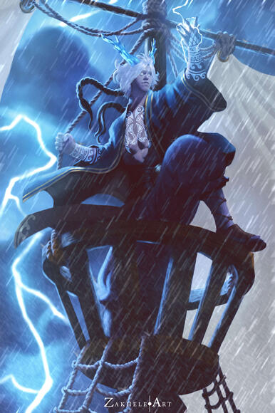 Storm Sorcerer, D&D Commission Storm Sorcerer, D&D Commission